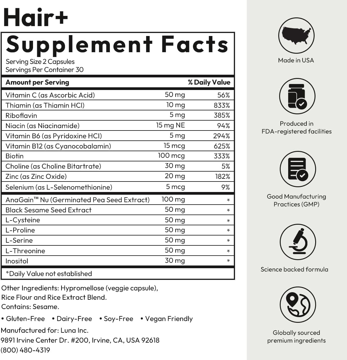 HAIR+ Tratamiento Anti-caida